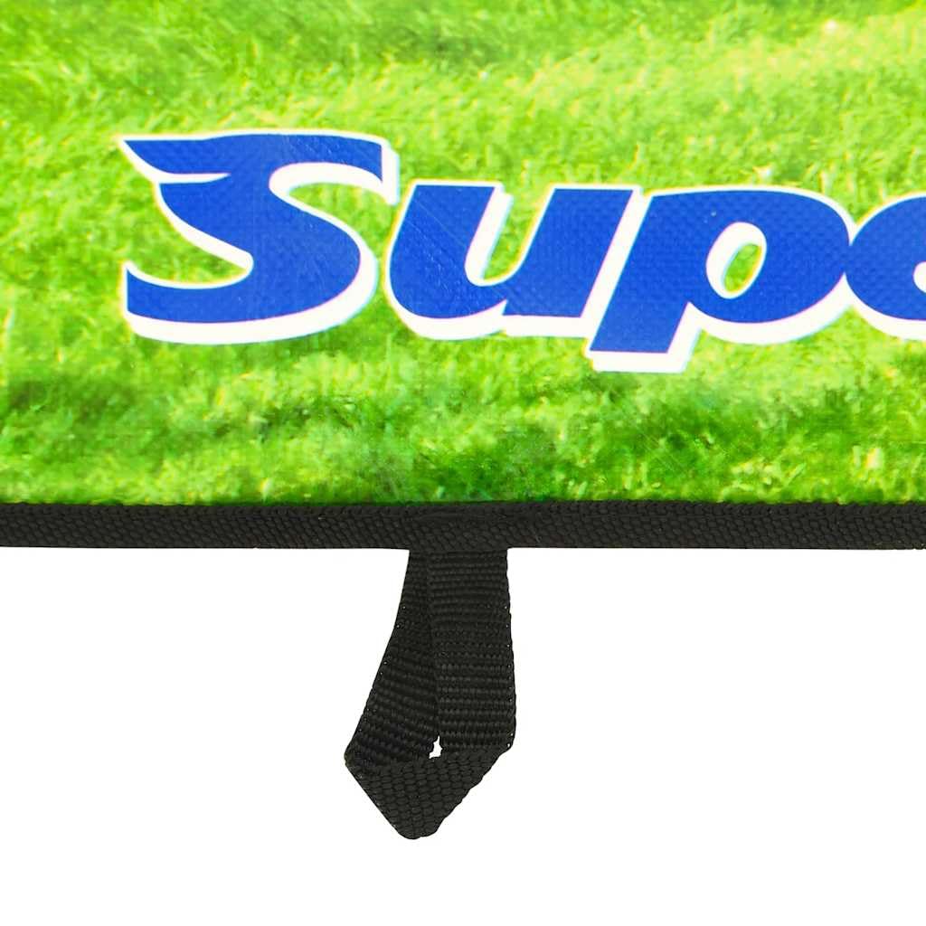 Juego de portería de fútbol con portería de 120 x 51 x 77,5 cm, plegable con red, bomba, pelota, estacas, resistente a la intemperie para niños, jóvenes, ocio en el jardín, parque, pasillo