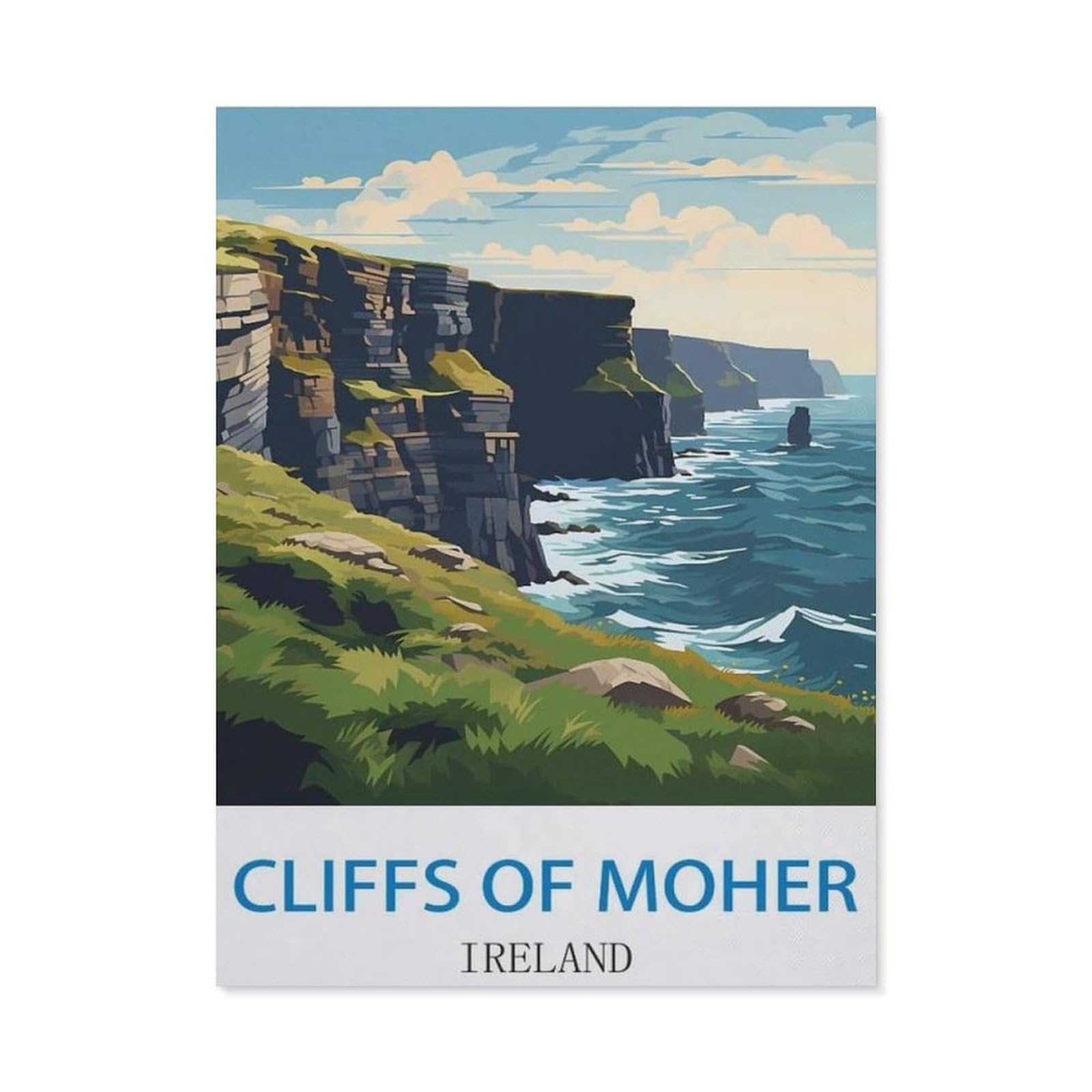 Metal Signs，Cliffs of Moher Ireland(30x40cm）