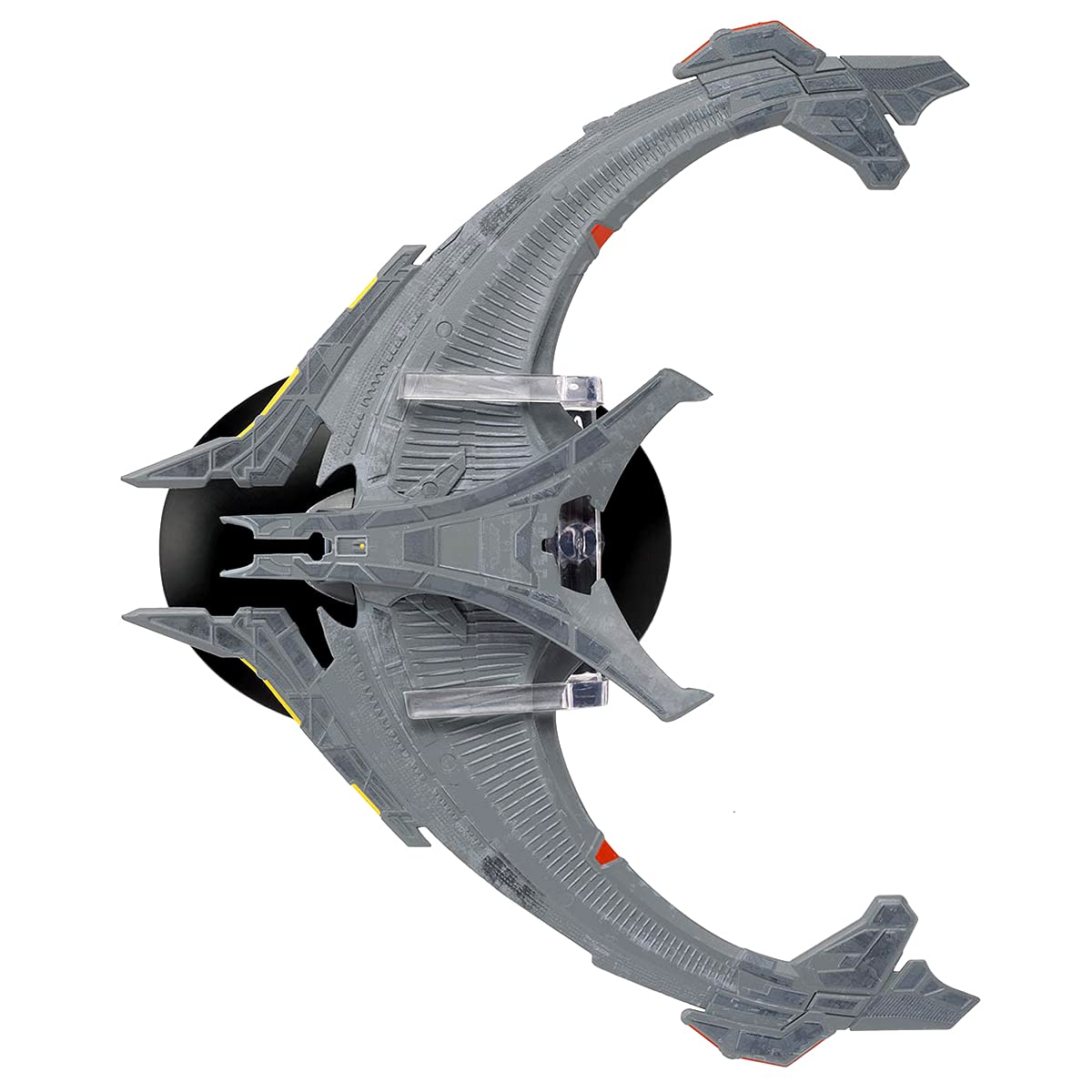 Eaglemoss Collections - Star Trek – Son'a Battleship – Offizielles Raumschiff-Kollektion, Metall oder Kunststoff, Grau, Handbemalt mit farbigem Magazin, Raumschiffmodell