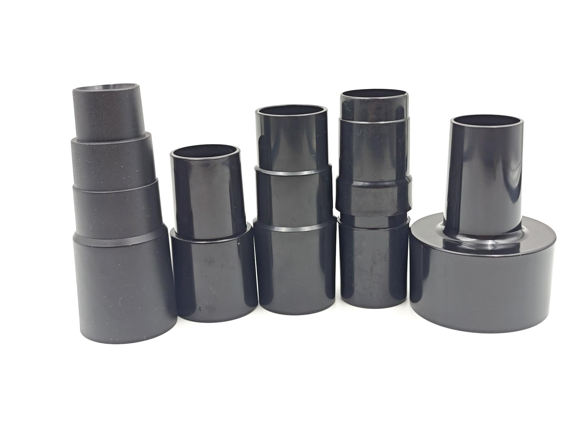 Accesorios reductores de conector de manguera de vacío de plástico para aspiradoras, 2-1/2 a 1-1/4 pulgadas, 1-3/8 a 1-1/4 pulgadas, 1-1/2 a 1-3/8 pulgadas a 1-1/4 pulgadas, 1 pulgada a 1-1/4