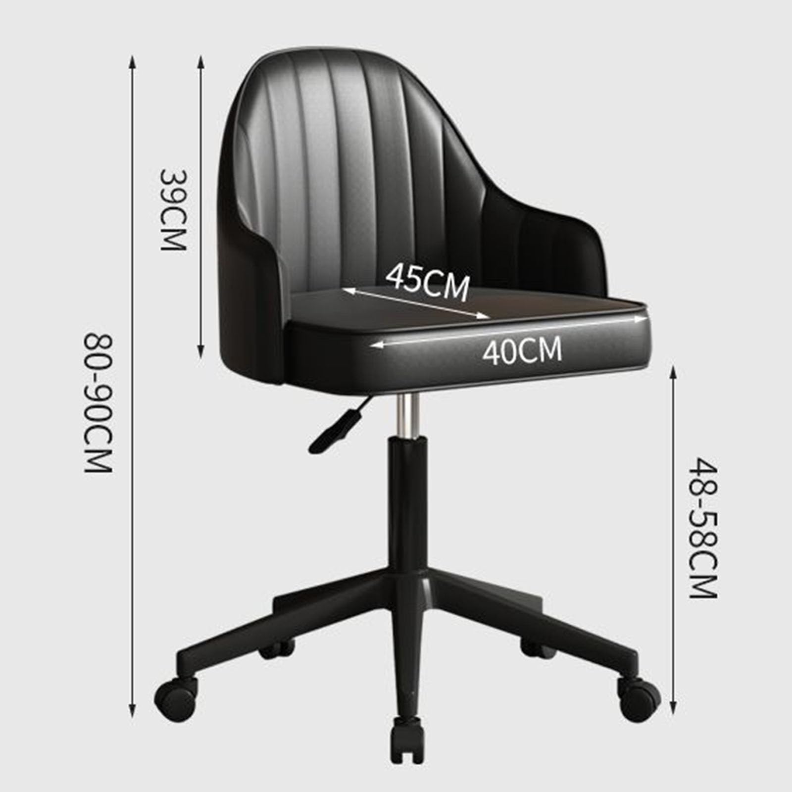 Amazon.co.jp: 360°回転オフィスチェア、防水PUレザーシーター、高さ48 Amazon.co.jp: 360°回転オフィスチェア、防水PUレザーシーター、高さ48