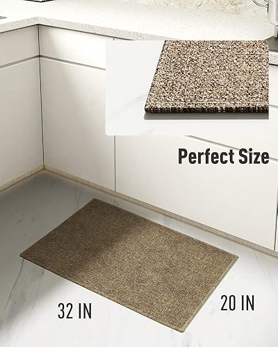 Miniatura 2 de AMOAMI Alfombra de cocina lavable con parte trasera de goma antideslizante absorbente para fregadero de cocina, tapetes de cocina para piso,