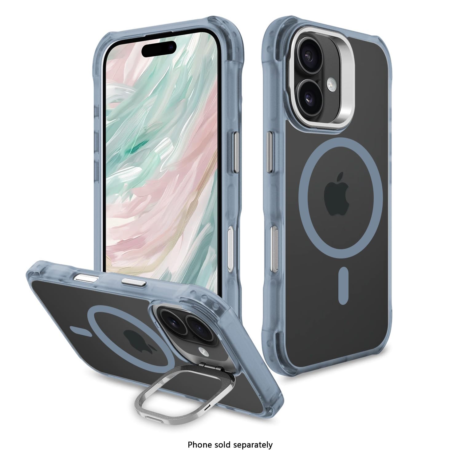 SaharaCase - Venture-X Series Kickstand Case Compatible with Magsafe for iPhone 16 - Oasis Blue (CP00633)