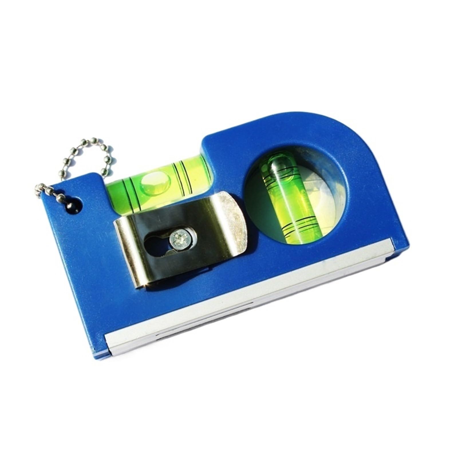 Règle de niveau à bulles, niveleur de boîte magnétique Portable puissant, inclinomètre à deux directions avec boucle 85x45x20MM