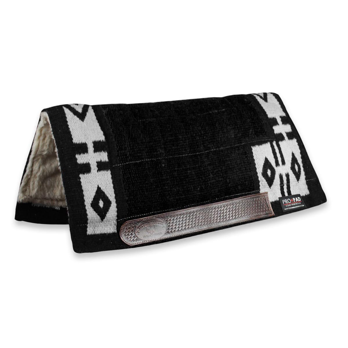 Tapis de selle Western Silver Horse PRO-Pad Aztec, protection cheval chocs