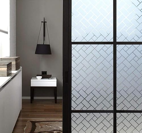 Miniatura 3 de Película de privacidad para ventana, sin pegamento, tinte esmerilado para ventana, adhesivo estático, protección de privacidad, control de calor,