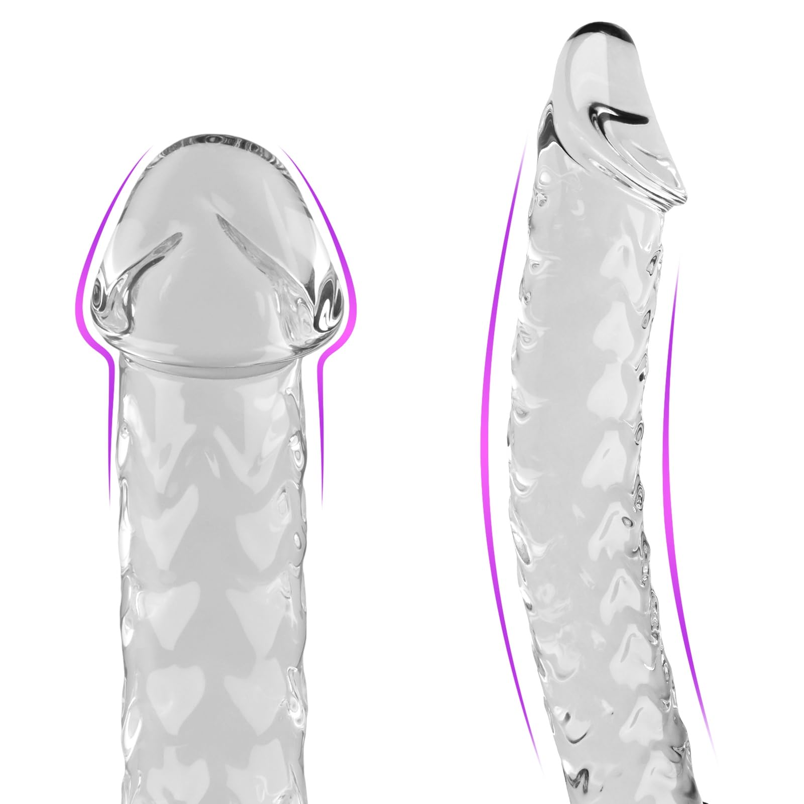 SXOVO Latigo Juguetes Eróticos para Pareja Sexuales - Fusta y Latigo Sexuales con Dildo Vidrio, Fusta Eróticos para Azotaina Masturbación Vaginal Masaje Próstata, BDSM Juguetes sexuales Mujer Hombre
