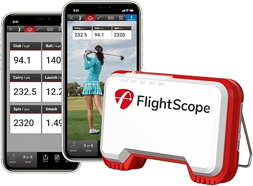 FlightScope Mevo - Monitor de lanzamiento personal portátil para golf