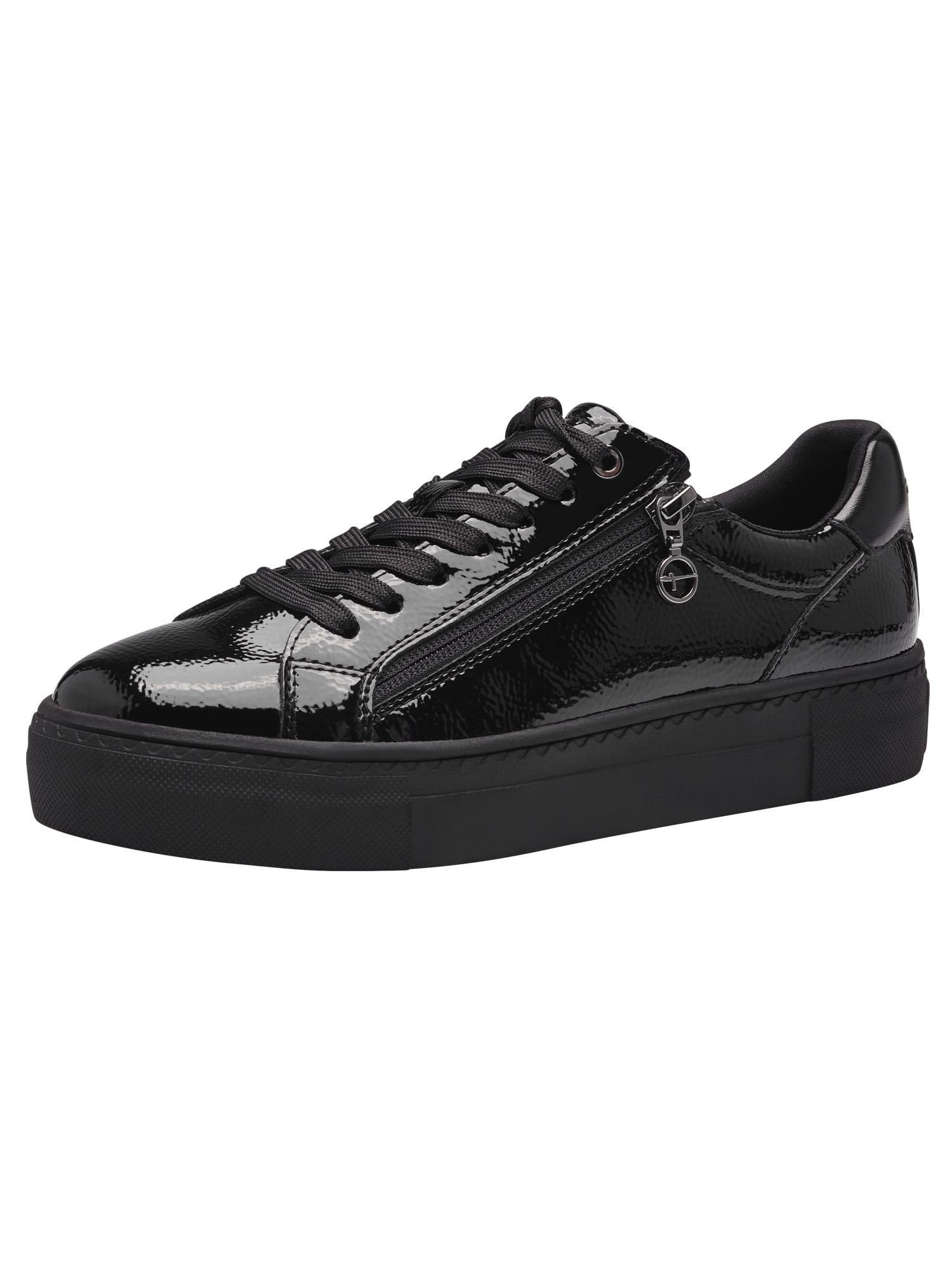 Tamaris Damen Schnürer Vegan schwarz 42