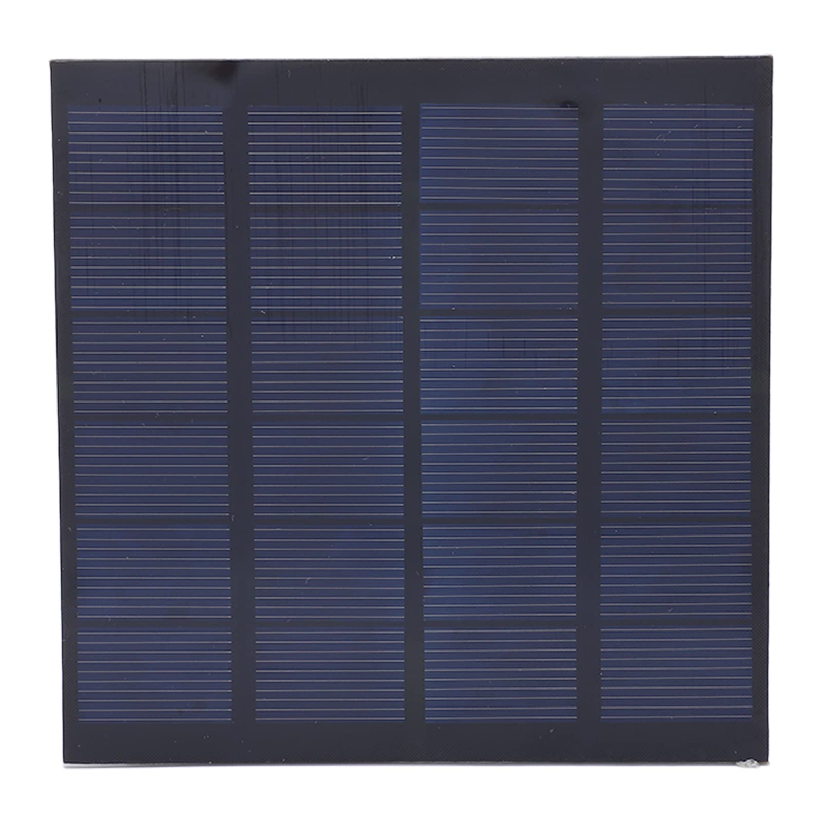 6V 1.5W Monocrystalline Solar Panel High Conversion Rate Compact Size Water Resistant UV Resistant Design for Bicycle Cellphone Power Bank Camping
