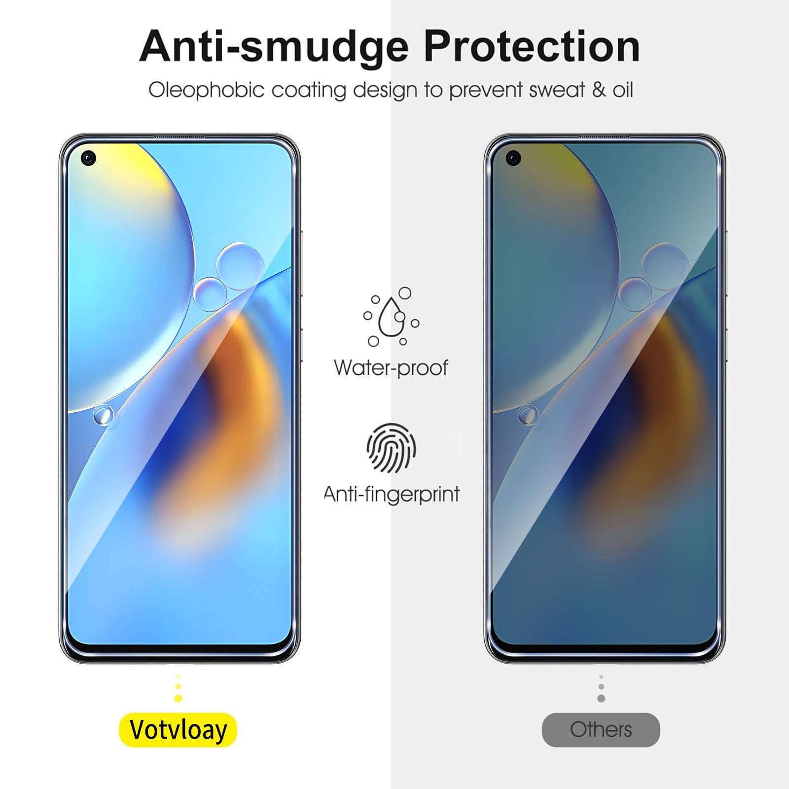 Vetro Temperato Per Oppo A74 4G E A94 5G - Pellicola Protettiva 9H Anti Graffi - Foto 5
