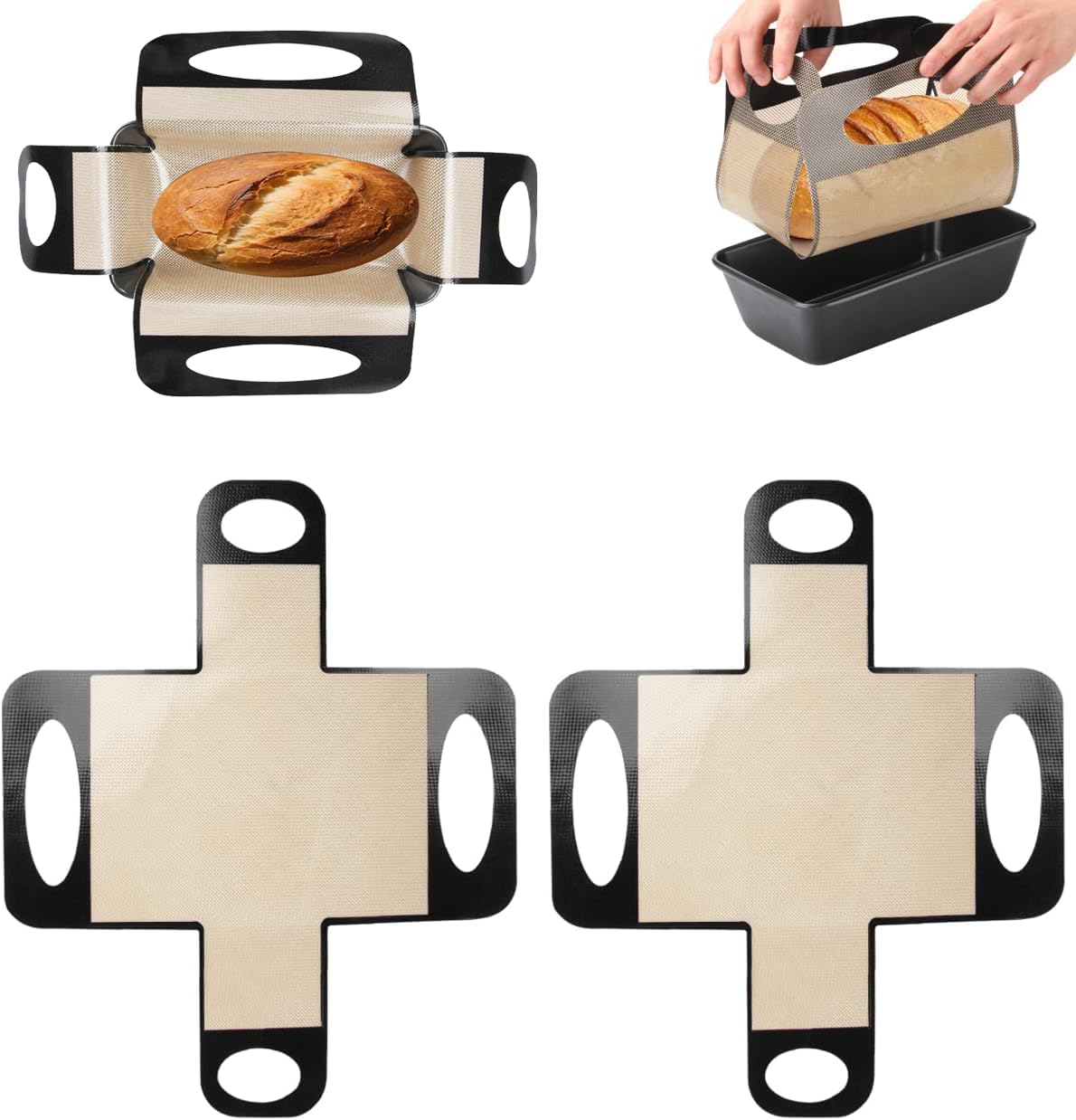 Pound Cake Mold Loaf Tin With Pipe Insert Bread Loaf 50Pcs