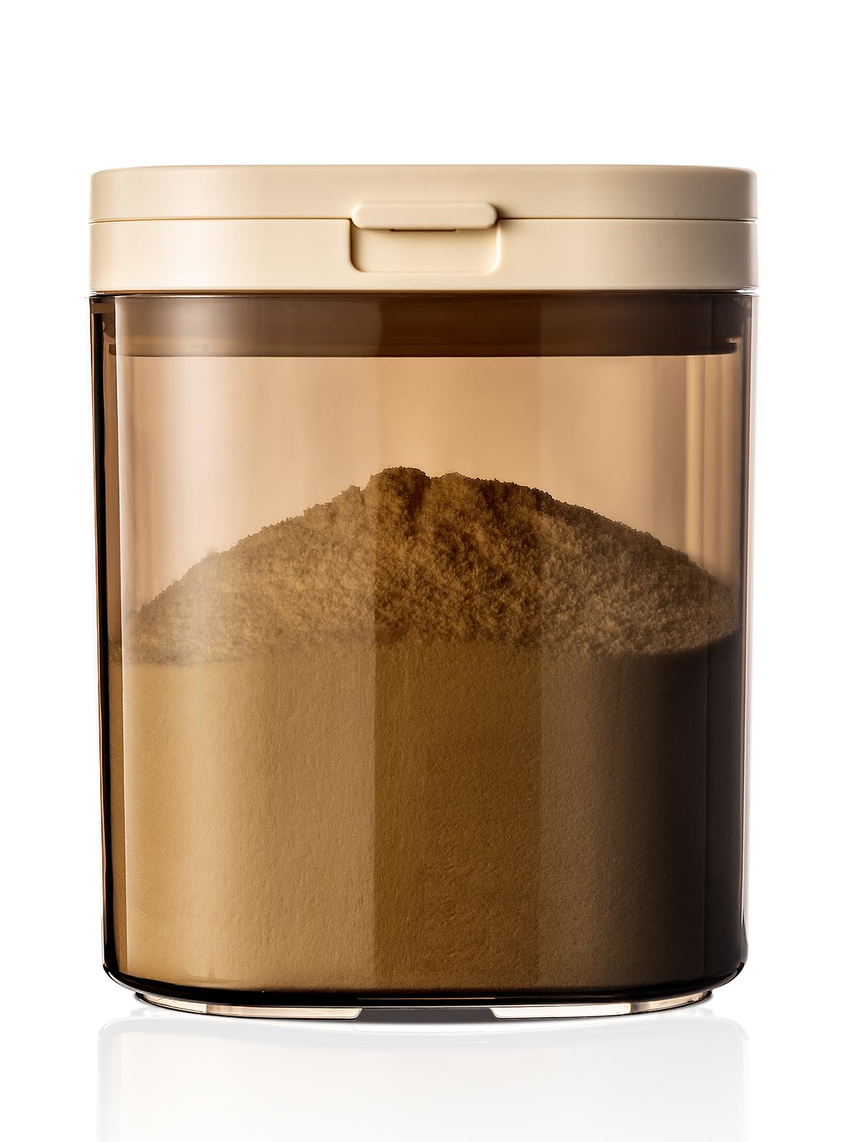 Tourdeus Travel Formula Dispenser, 1200ml Portable Milk Powder Container Formula Holder, Flip Top Formula Container to Go with Magnetic Spoon & Date