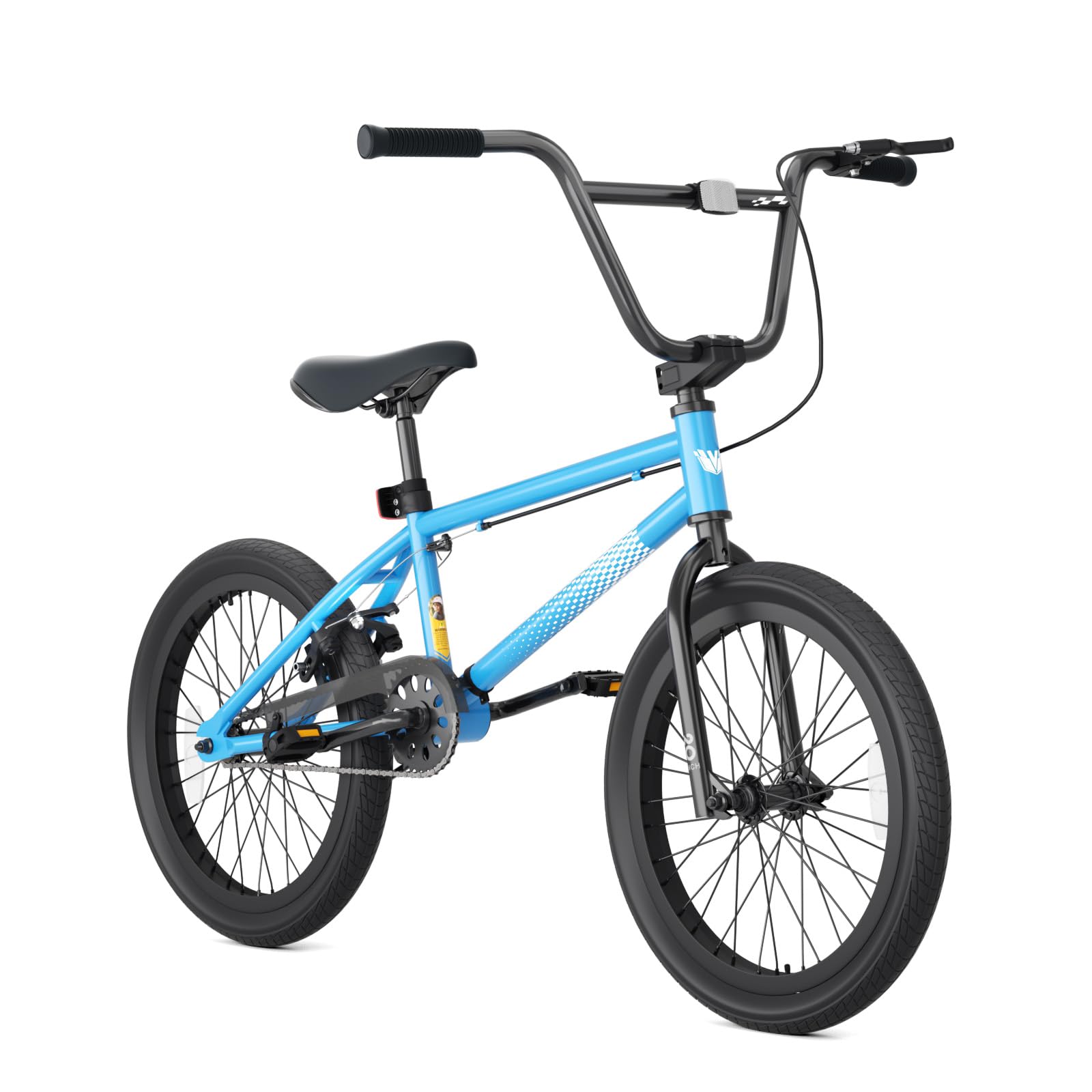 XJD Freestyle BMX Bike, 18inch 20 inch Kids Bicycles for Boys Girls Ages 5-12 Years Old Beginner-Level to Advanced Rider,20in with 360 Degree Rotor