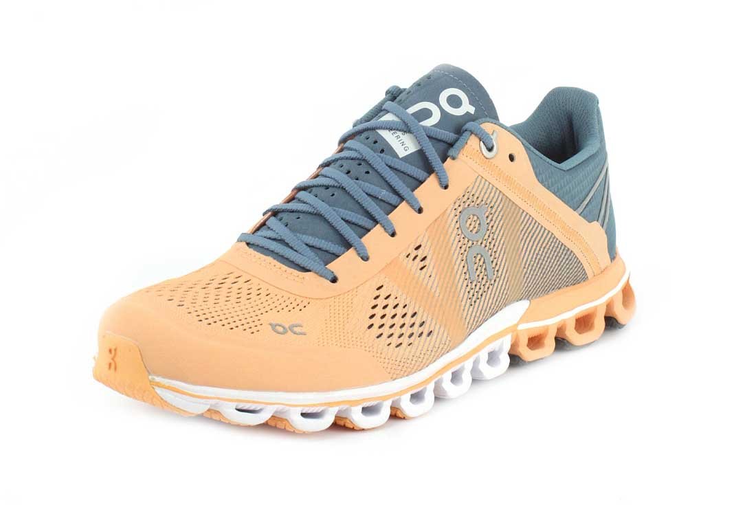 On-Running Womens Cloudflow Almond/Grey Running Shoe - 8