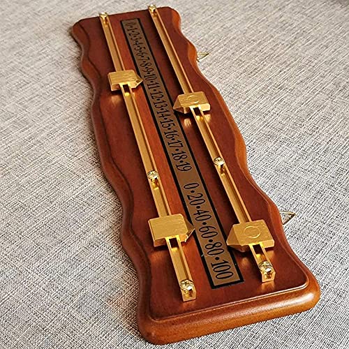Marcador de billar montado en pared, marcador de madera para billar, accesorios para juegos de billar y fiestas miniatura 6