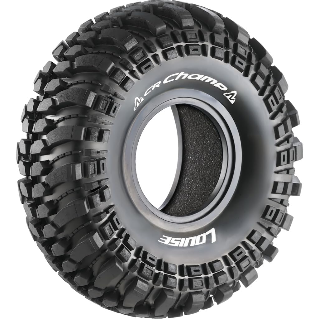 Louise RC - CR-ARDENT - Jeu De Pneus Crawler 1-10 - Super Soft - Pour Jantes 2.2 - L-T3237VI