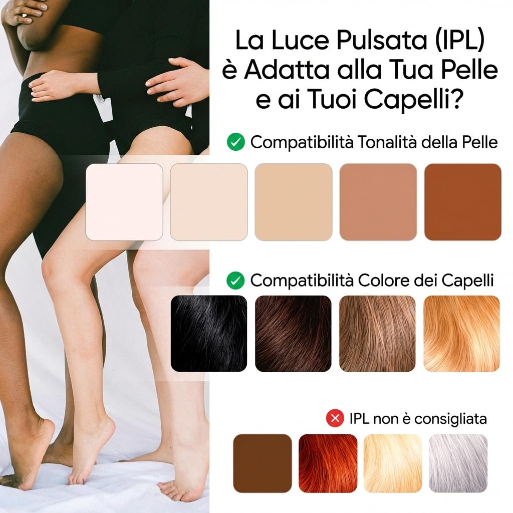 Sensica Sensilight PRO Epilatore IPL a Luce Pulsata Senza Fili per Donna e Uomo, Epilazione a Casa, Finestra XL Corpo, Testina Precisione Viso, Auto Glide, 6 Livelli di Energia, Sensori Intelligenti