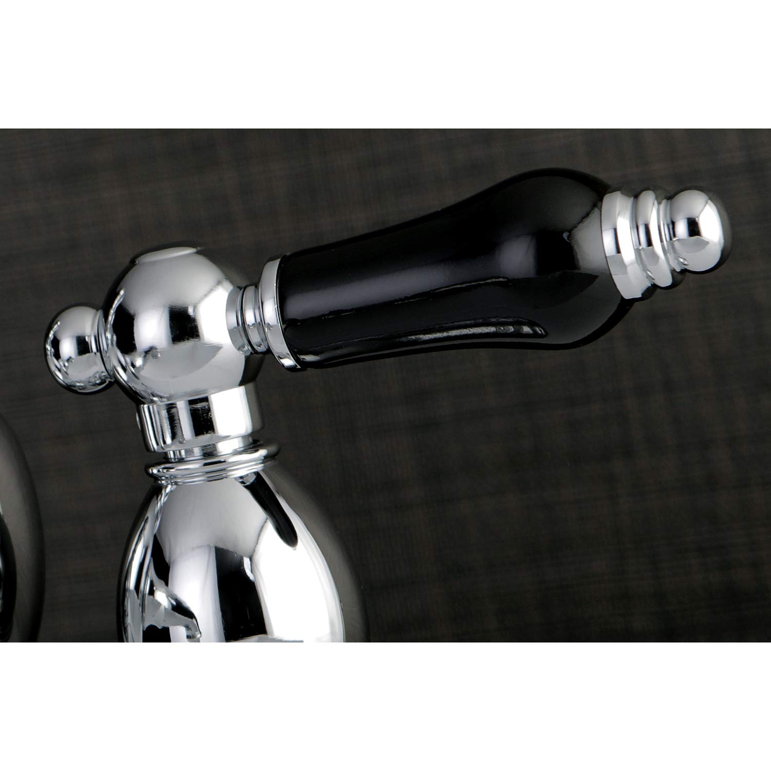 Kingston Brass KS7001PKL Llave de Grifo de baño de 10,16 cm con válvula Clic-clac de latón, Cromado, 4-1/2 Inches