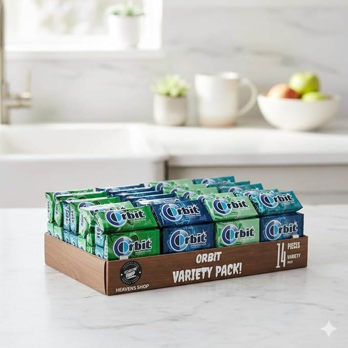 Orbit Chicle Menta Sin Azúcar, Pack de 18 unidades miniatura 2