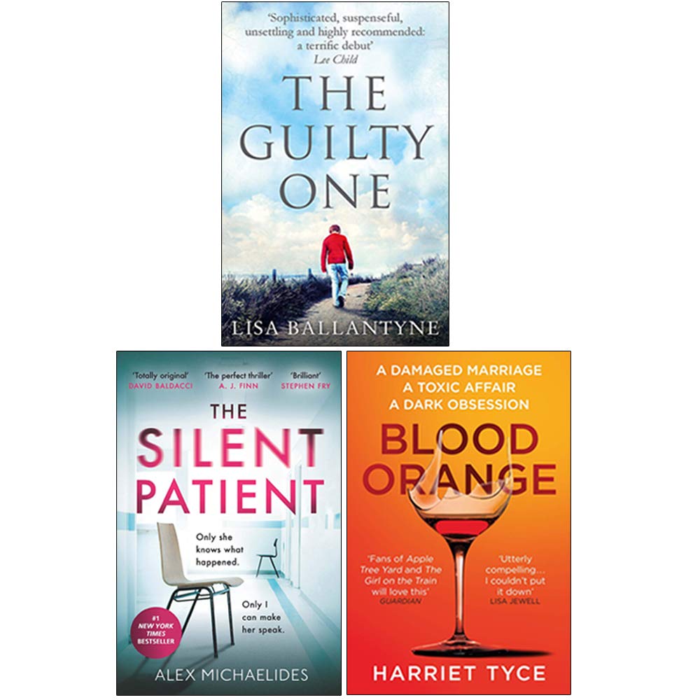 The Guilty One, The Silent Patient, Blood Orange 3 Books
