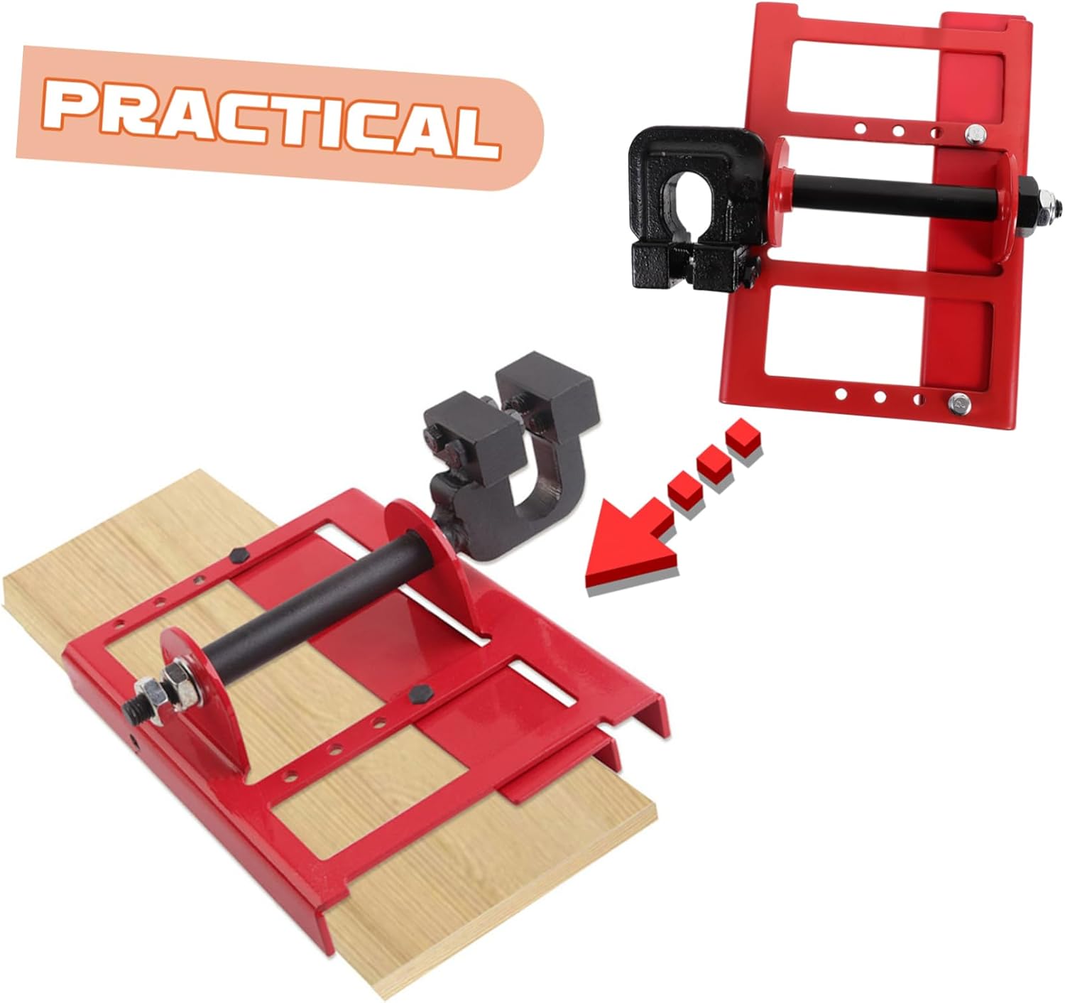 Hemoton Professional Chainsaw Chain Open Frame Wood Guided Mill Planking Milling Bar Mini Chain Saw Battery-Powered