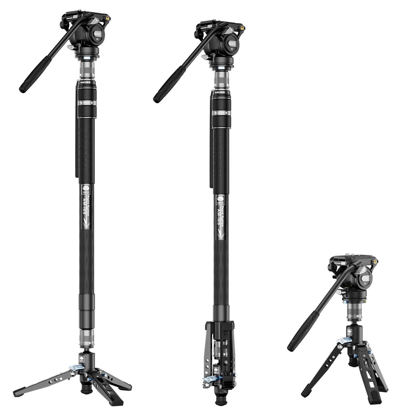 SIRUI 68.9"/ 175cm Carbon Fiber Video Monopod for Camera