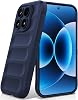 Funda de silicona para Xiaomi 17, Azul | Diseño de ondas a prueba de golpes, forro de microfibra anti-rayaduras, acabado suave al tacto, protección contra caídas de grado militar 1