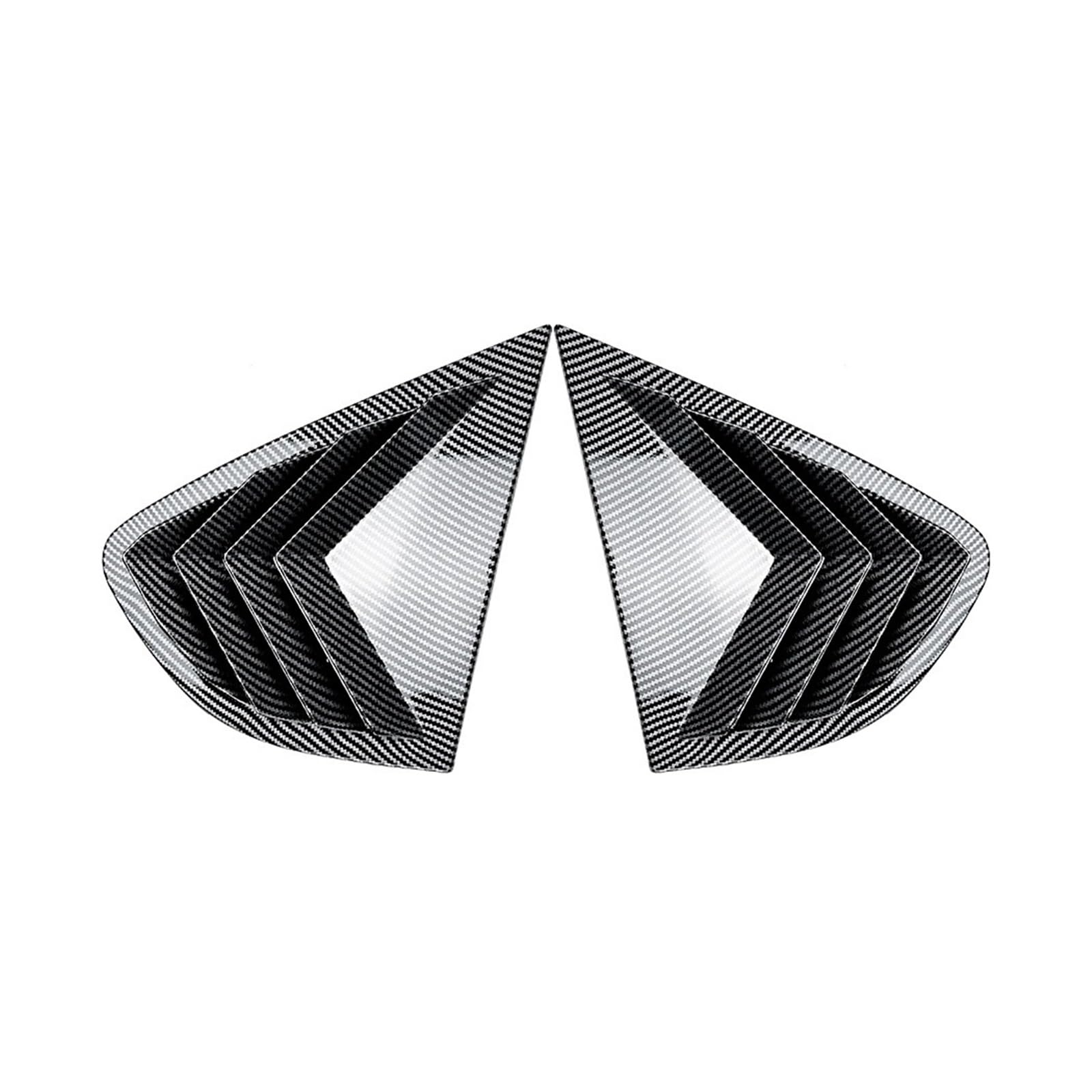 Side Vent Decor Sticker Fit for BMW X4 F26 2014-2018 Window Vent Louver Car Sticker Exterior Decoration Car Fender Side Vents(Carbon Fiber Pattern)