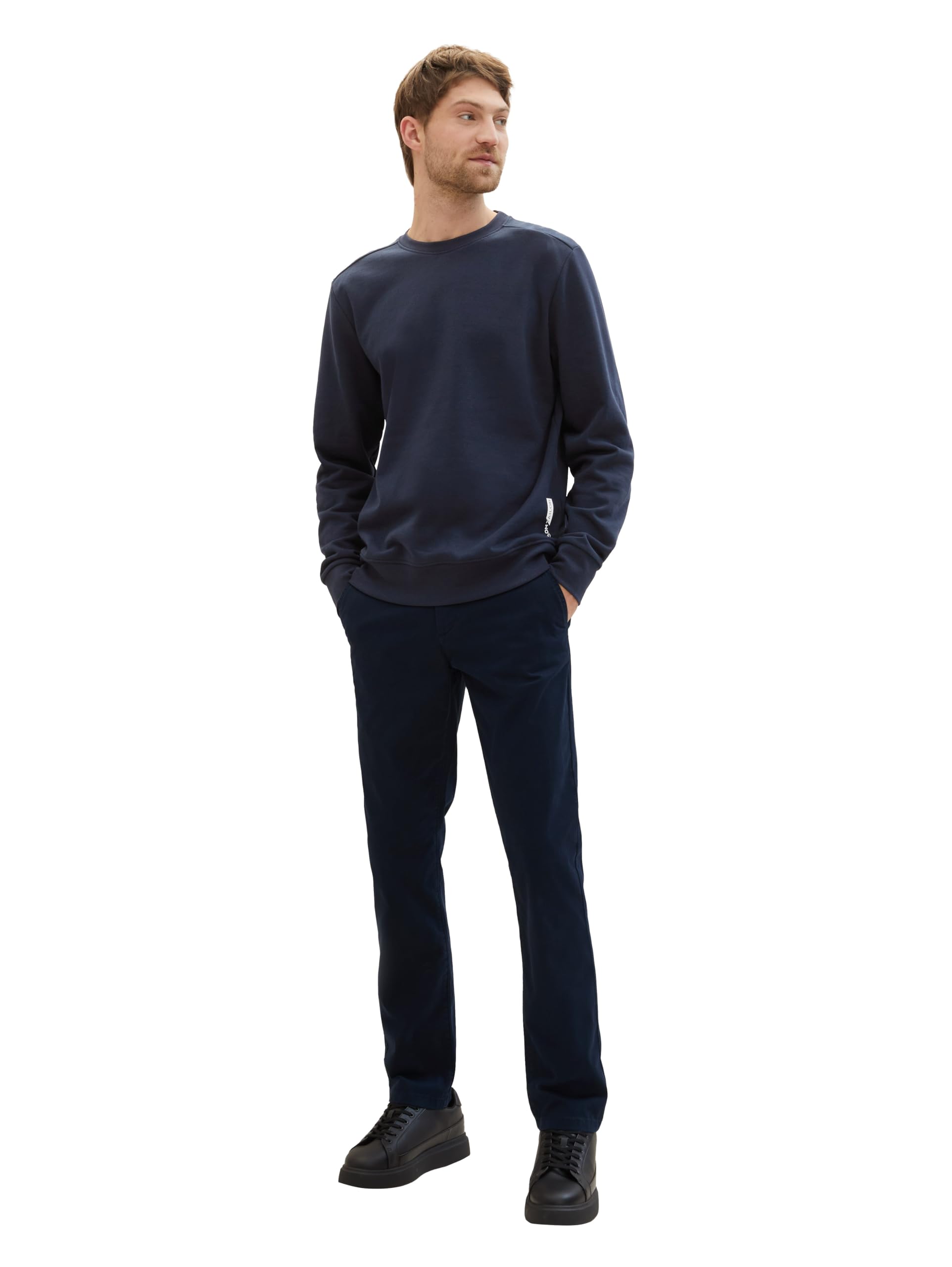 TOM TAILOR Herren Regular Fit Basic Chino Hose