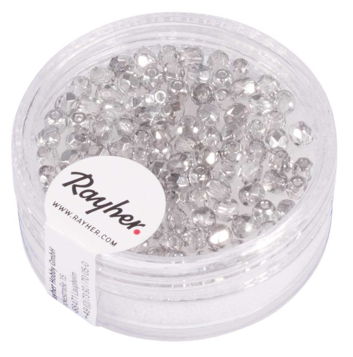 Rayher Glass Polished Beads Diameter 3 mm 14202606