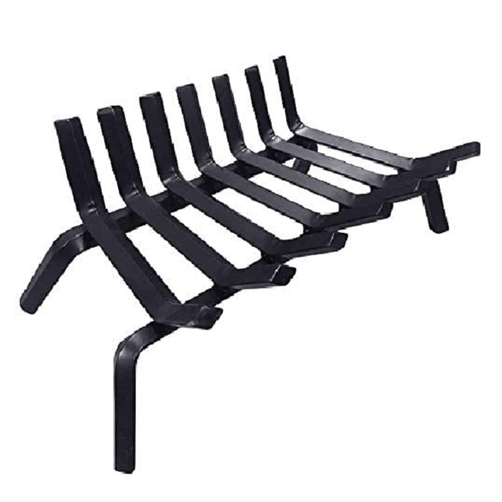 SZZWFL Fireplace Log Grate 5 Bar Fire Grates Heavy Duty Wide Solid Steel For Indoor Chimney Hearth O
