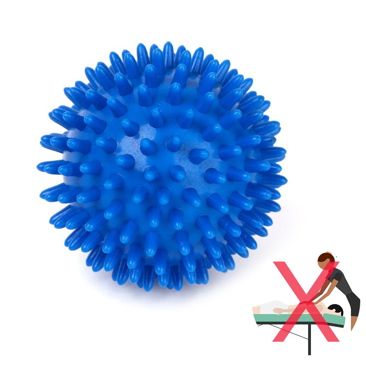 Massage Balls - Spiky for Deep Tissue Foot,Back,Myofascial Release,Plantar Fasciitis and All Over Body Deep Tissue Muscle Therapy - Releases Muscle Aches