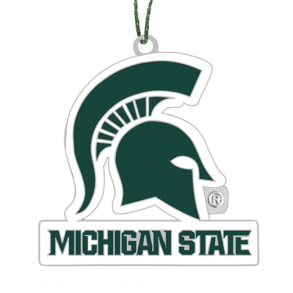Michigan State Spartans Christmas Ornament