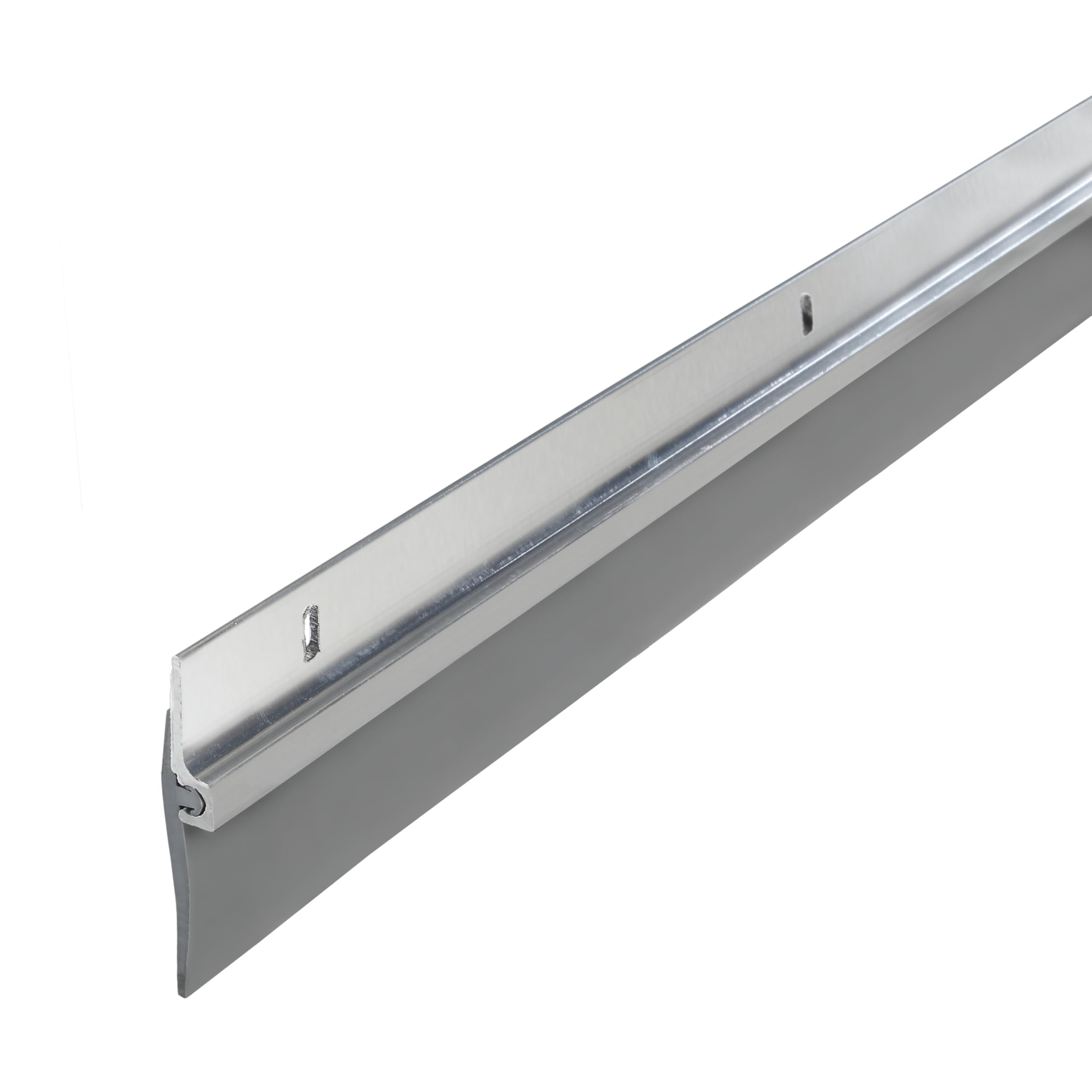 MD Building Economy Screw-on Door Sweep, Silver