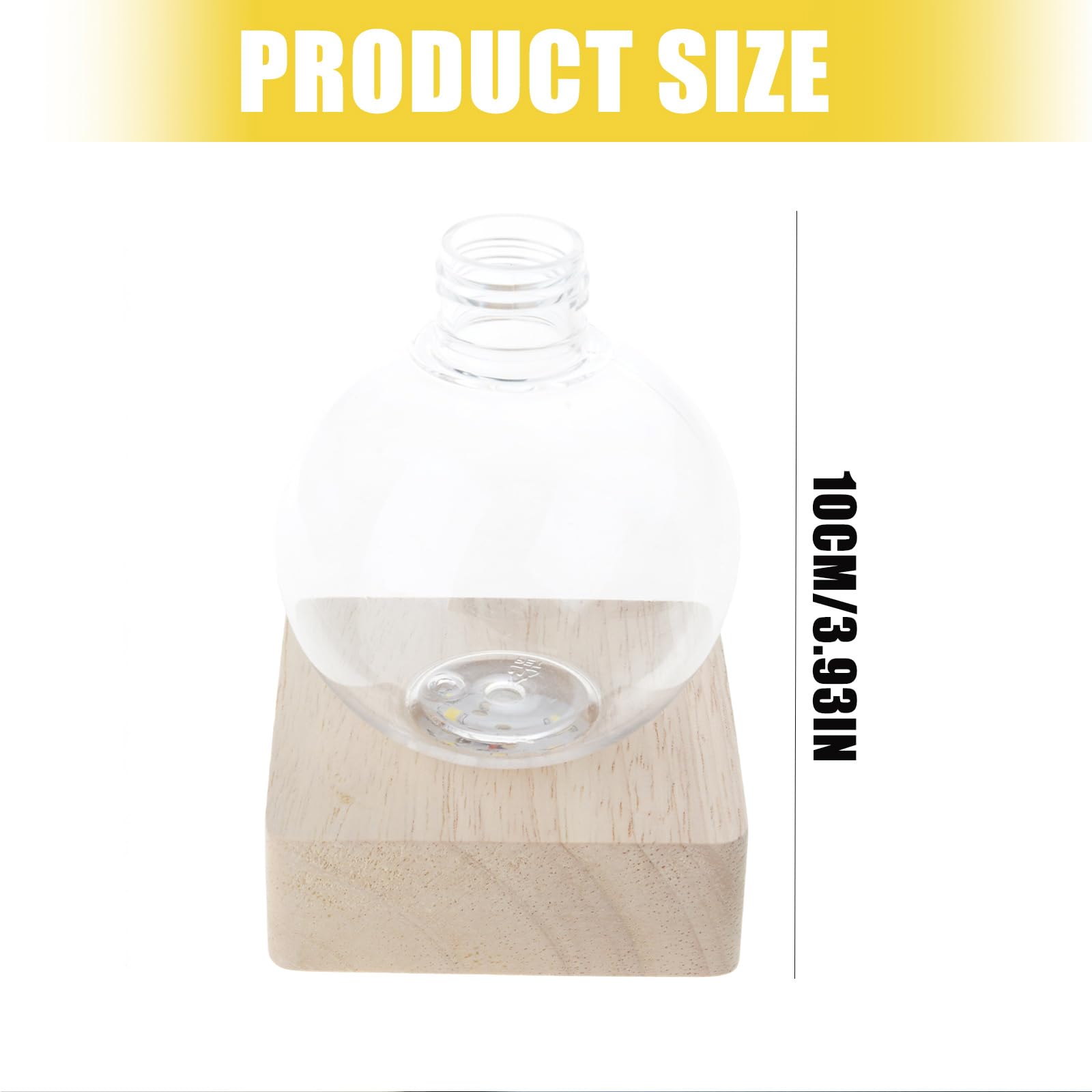 Vases hydroponiques décoratifs en Verre mettant en Valeur la Croissance des Racines grâce à des illuminations et offrant des atmosphères de lumière à l ' intérieur
