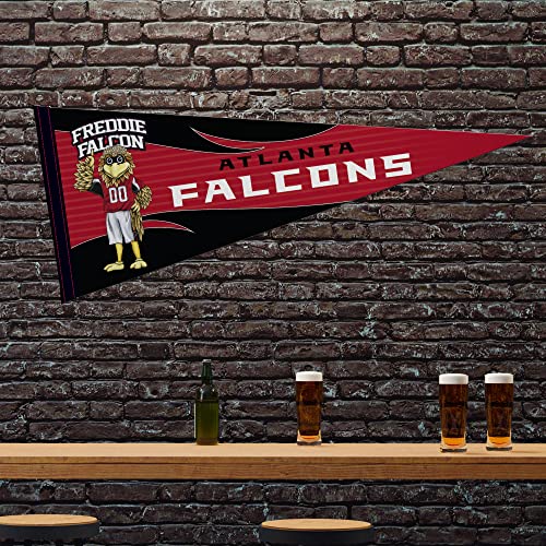 Image of Rico Industries NFL Football Mascot inch 12 inch x 30 inch Felt Wall Decor Pennant - Great for Home /Bed Room /Man Cave Decor