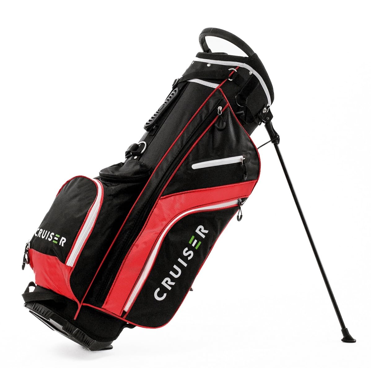 Golf Stand Bag – Lightweight Carry Golf Bag with 14 Way Divider Top, Cooler Pocket & Ample Storage, Dual Strap System | Cruiser Golf SB3