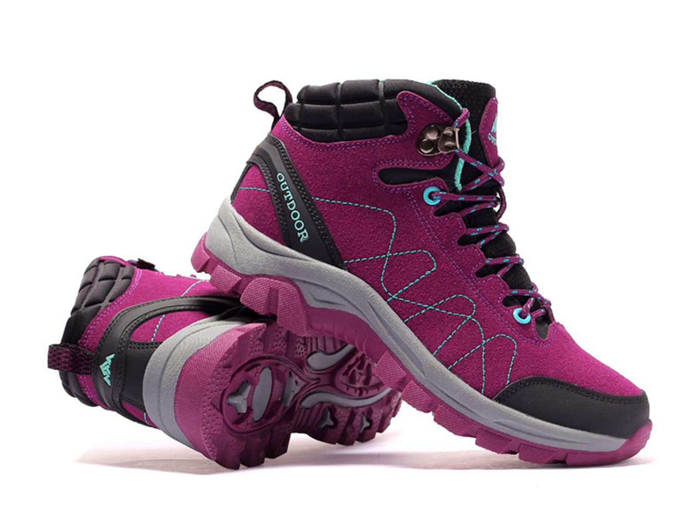 Zapatos De Senderismo para Mujer Botines Impermeables Antideslizantes Al Aire Libre Zapatillas Ligeras De Trekking