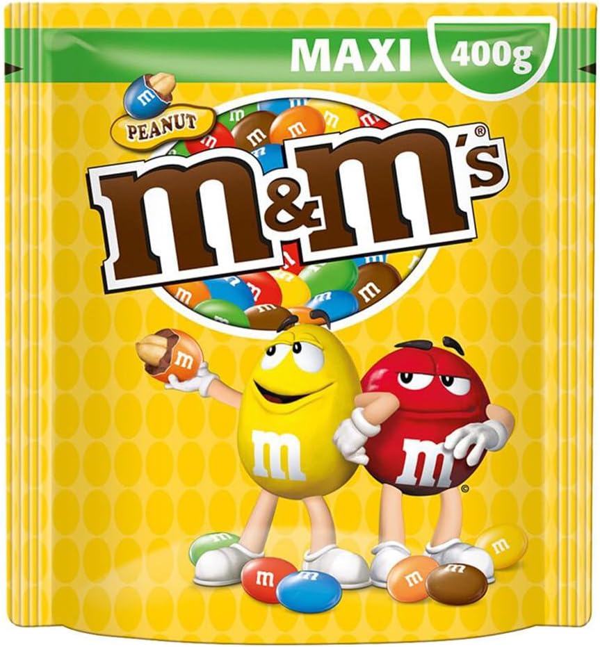 M&M's Maxi orzech ziemny, worek stojący - 400 g