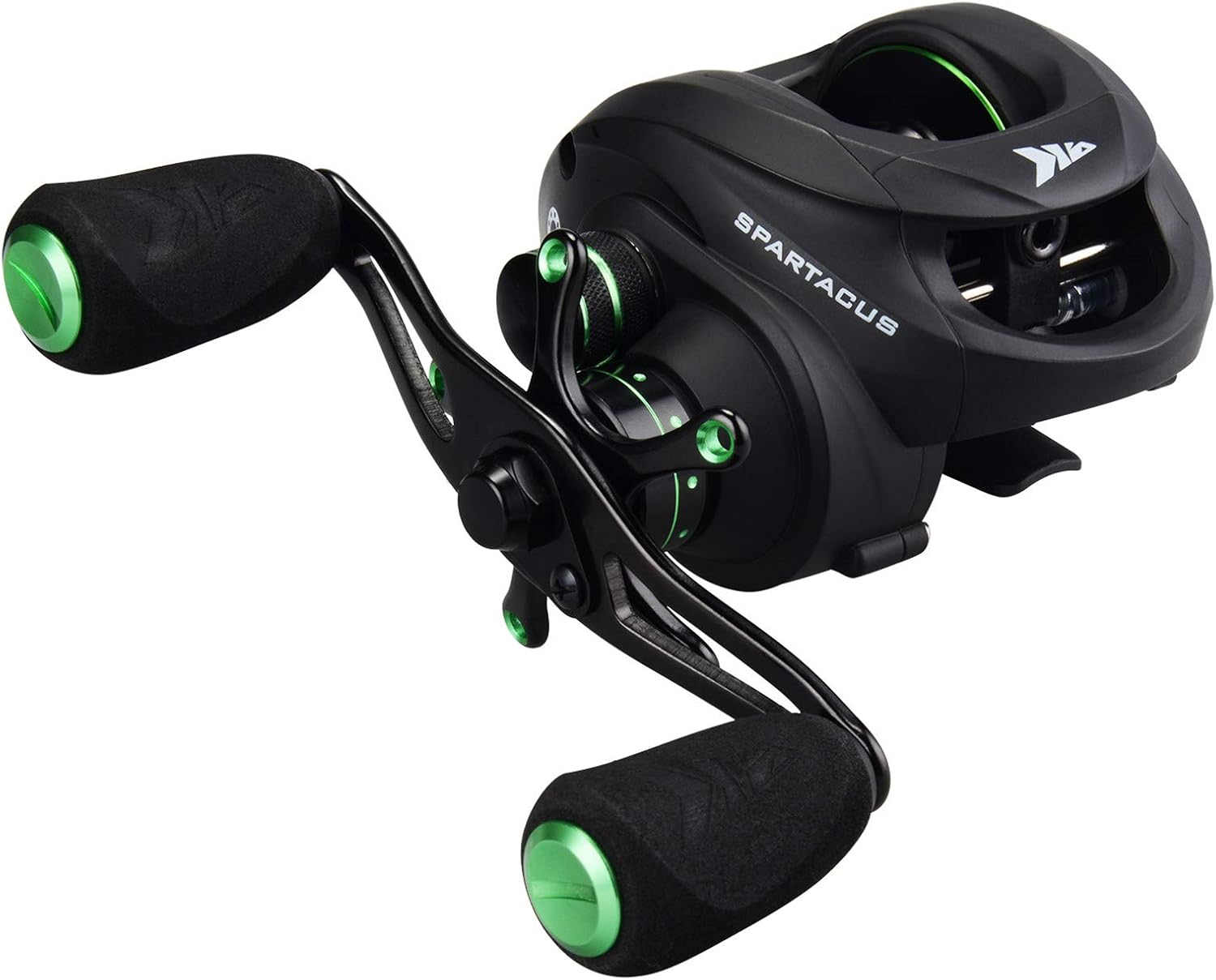 KastKing Spartacus Baitcasting Fishing Reel,Chartreuse Green,Right Handed Reel