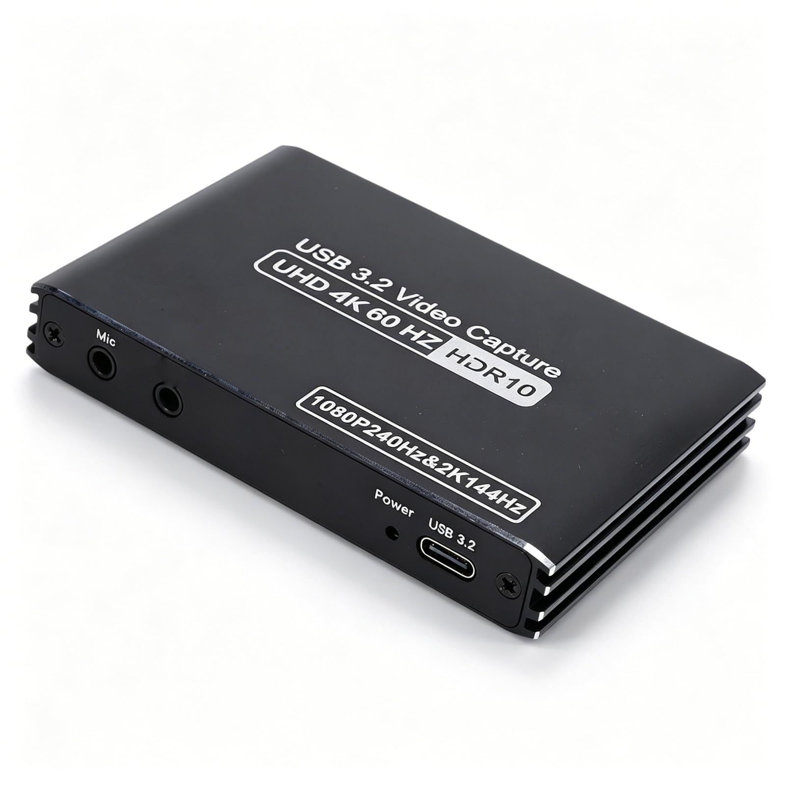 Dpofirs Tarjeta de Captura de Vídeo USB 3.2, Dispositivo de Grabación HDMI 4K 60 Hz con Salida en Bucle para Transmisión en, Juegos y Creación de Contenido