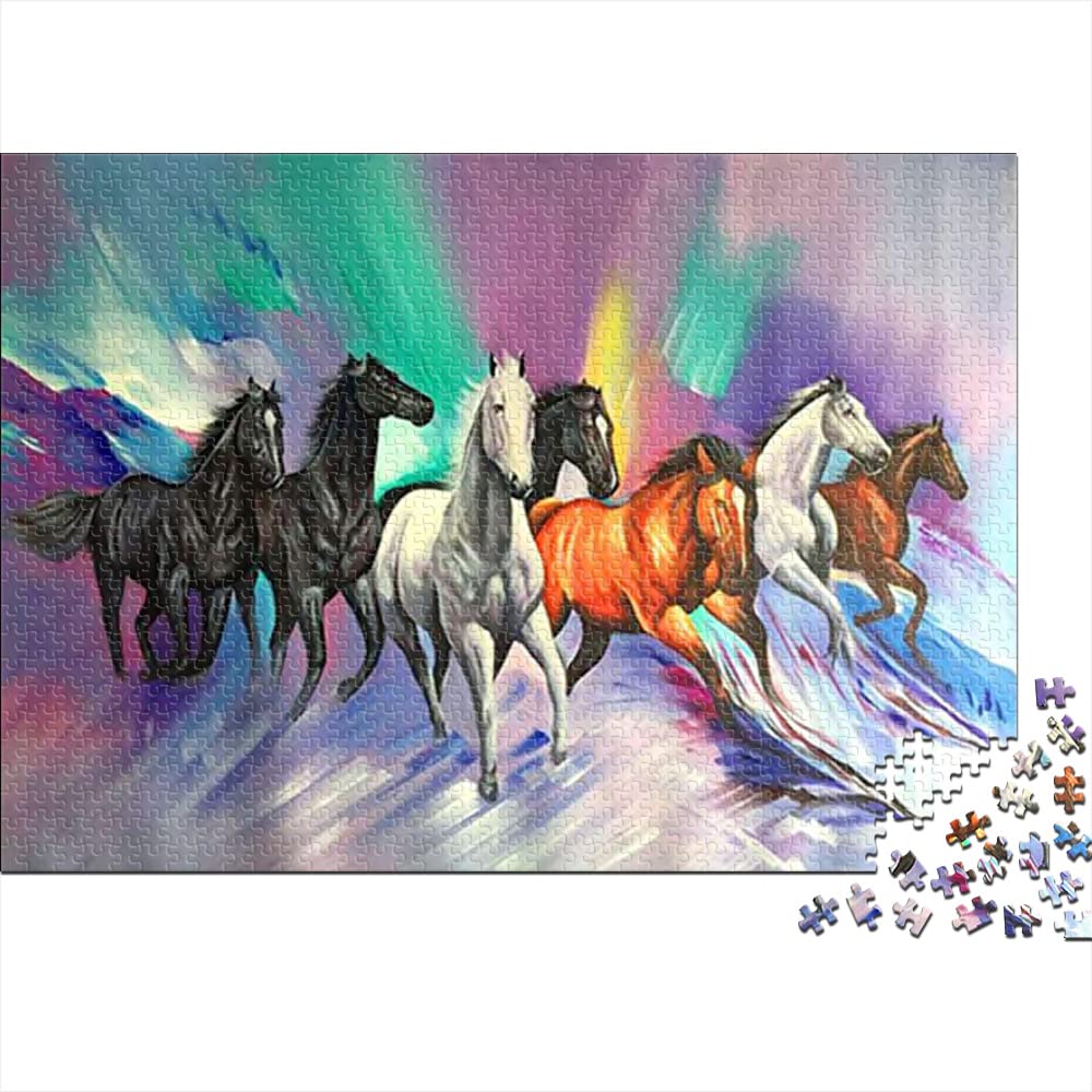 1000-Teile Puzzle 'Majestätisches Pferd' – 26 X 38 Cm, Für Erwachsene & Kinder Ab 14, Hochwertiger Karton