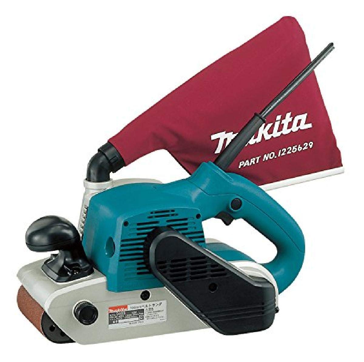 Makita 9403 Ponceuse à Bande Limage 100mm 1200W & Silverline 730880 5 bandes abrasives 100 x 610 mm Grain 40