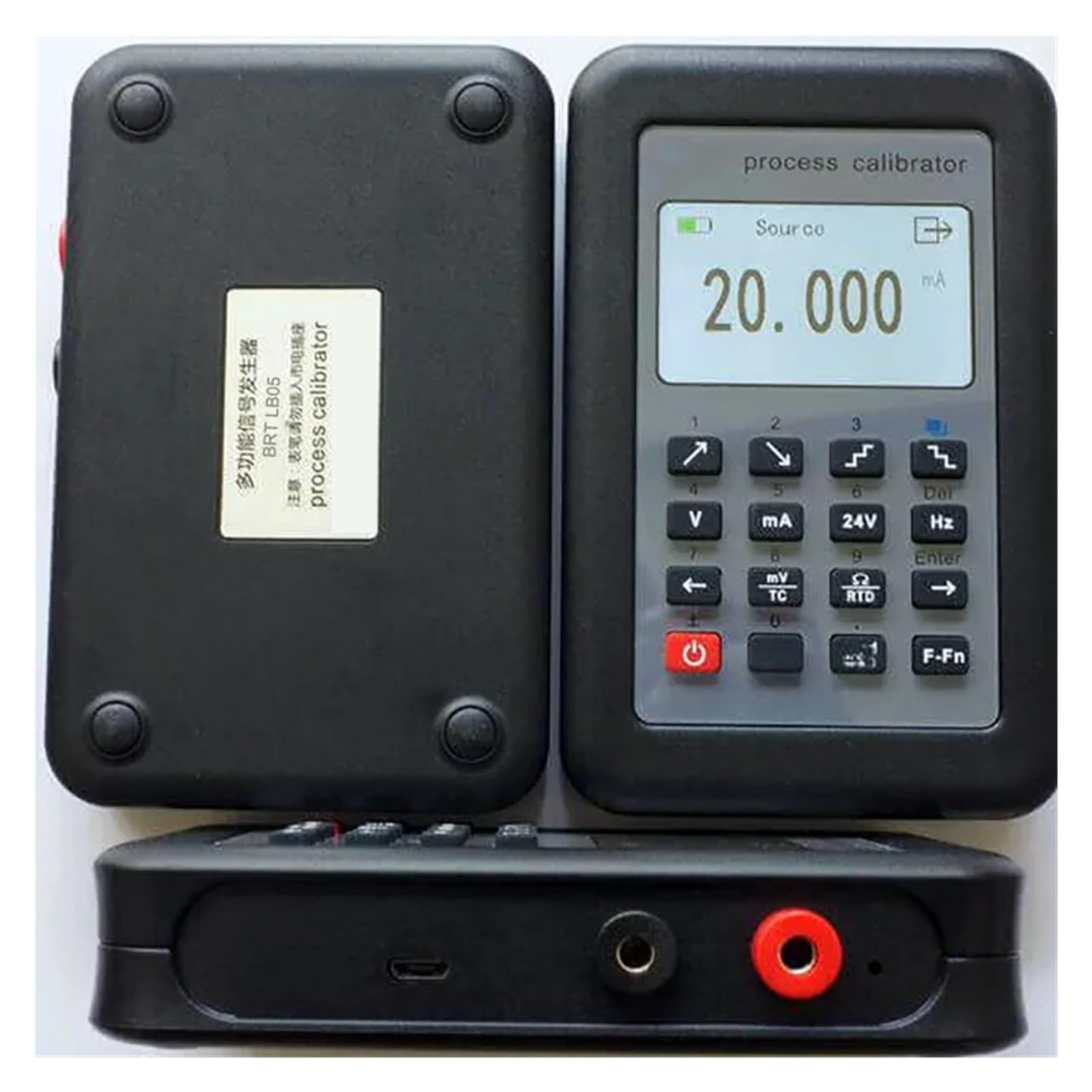 Precision Multifunction Process Calibrator, Thermocouple 4-20mA Loop 0-10V Frequency Generator
