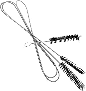 ULDIGI 1Juego Cepillo de Limpieza de Tuberías de Cepillo Inoxidable y Limpieza Profunda de Desagües y Fregaderos Color Elegante Durabilidad Garantizada