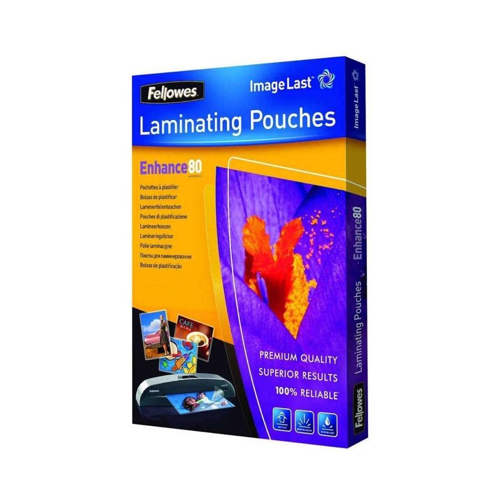Fellowes ImageLast - Pellicola per plastificatrice (80 micron, DIN A4, 300 pezzi) trasparenti (3)