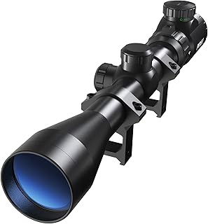 Pinty 3-9X40 Red Green Rangefinder Illuminated Optical Rifle Scope