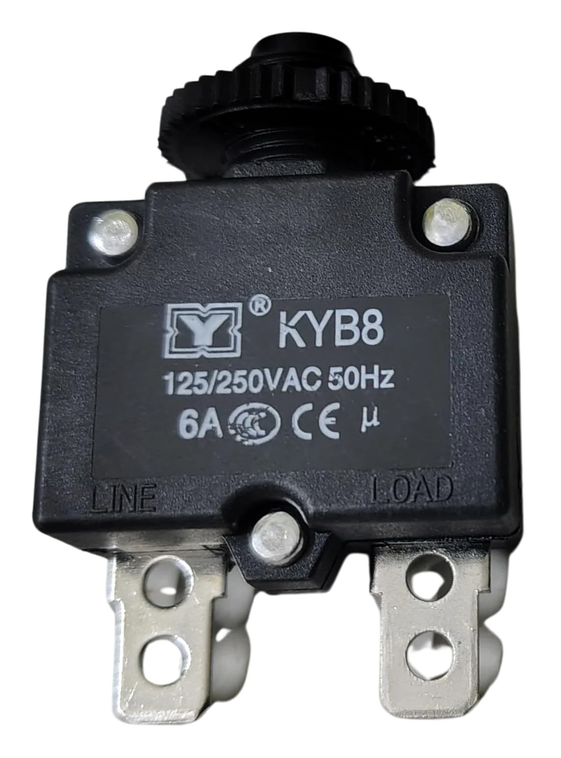 6 amps se mini pcb mount circuit breaker | thermal overload protector ac 125/250v se 6a push button reset | se 6amp load switch
