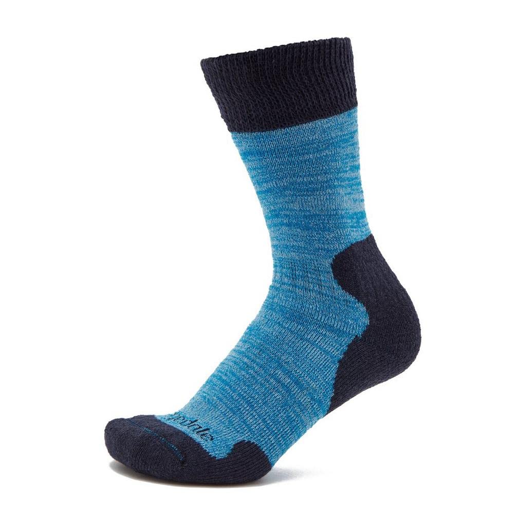 Bridgedale EXPLORER Heavyweight Merino Comfort Boot-Women's- Large-Blue Marl